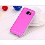 Wholesale Galaxy S7 Edge Slim Aluminum Hybrid Case (Hot Pink)